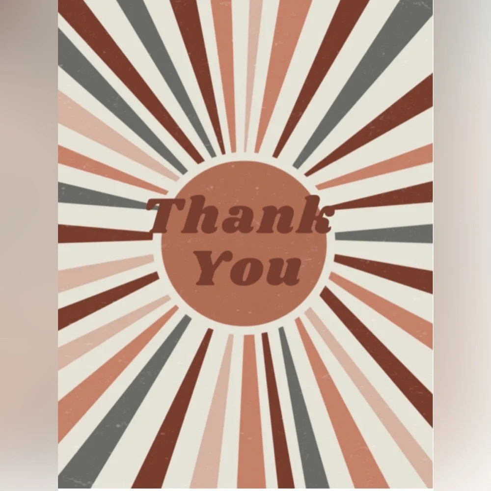 🛑 not yet for sale 🛑 30 thank you cards